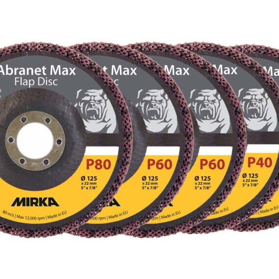 Abranet Max Flap Disc 125mm Assortment
