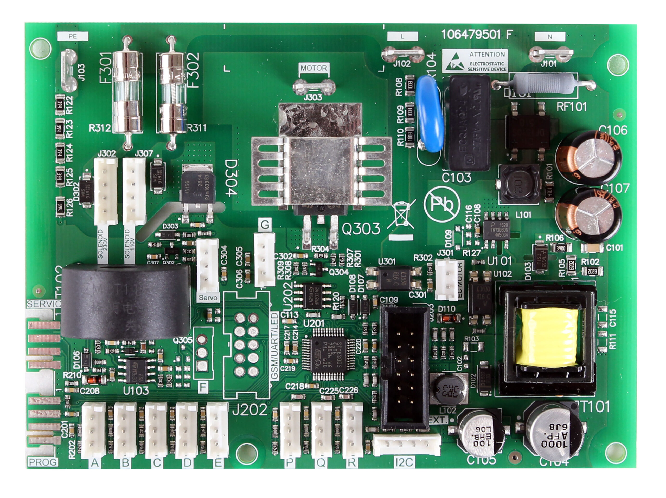 Electronic Board 230-240V for DE 1230 L PC
