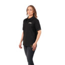 Mirka Polo, Tagline, Black, Womens Size XL