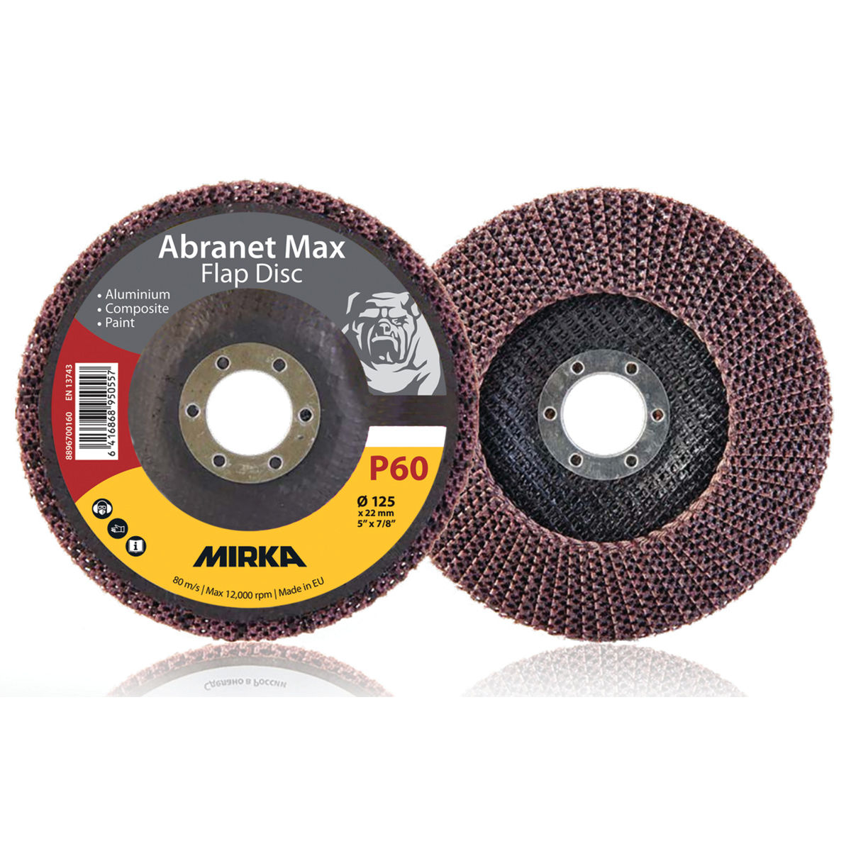 Abranet Max Flap disc T29 125mm ALOX 80