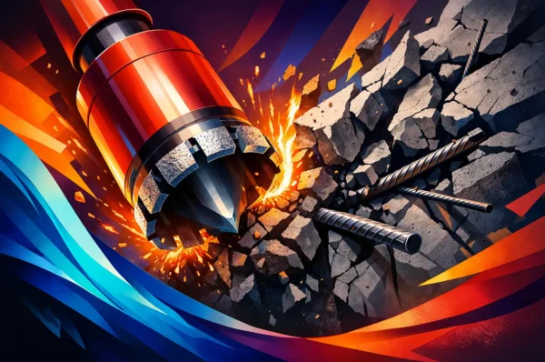 Carota diamantata beton armat - cum alegi corect